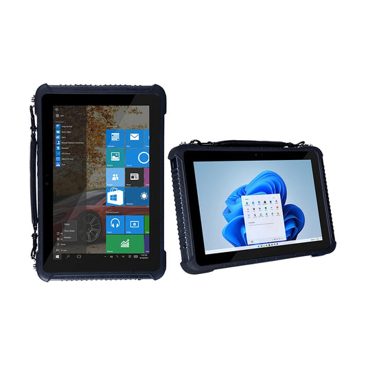 10” Rugged Windows Tablet | 8GB RAM, 128GB SSD, Waterproof, Shockproof, Barcode Scanner, Car Mount