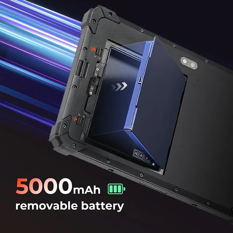 8” Rugged Windows Tablet – 8GB + 128GB, 4G, Wi-Fi, Barcode Scanner | Industrial Handheld PC