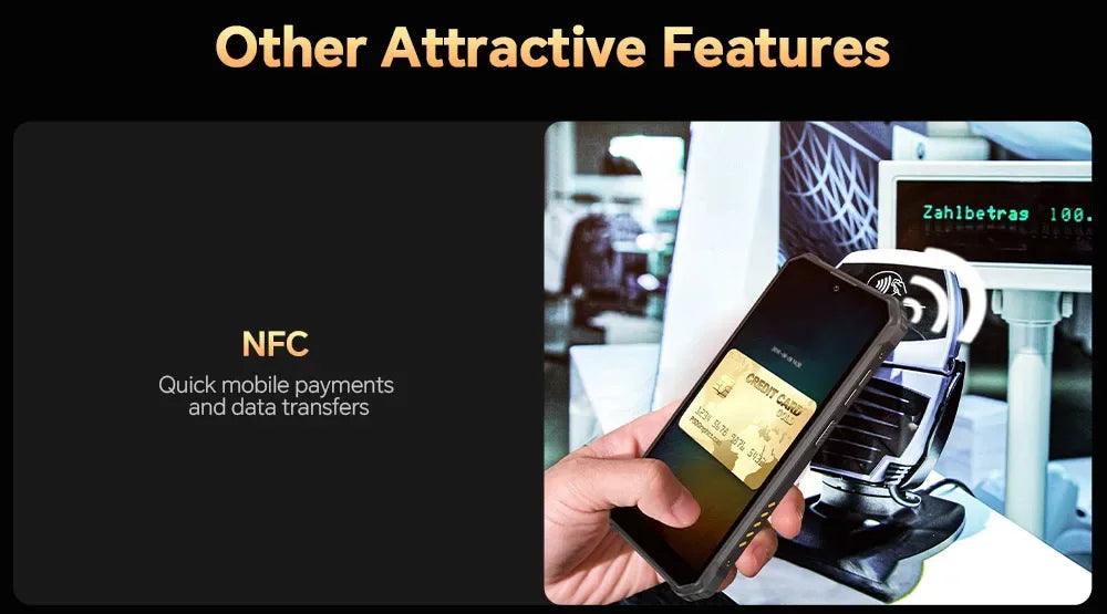 OUKITEL WP23 Plus Rugged Smartphone | 24GB+256GB, 10600mAh Battery, 6.52” Display, Android 14, IP68 Waterproof & Shockproof